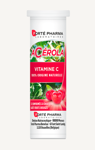 FORTE PHARMA ACEROLA VITAMINE C - 12 COMPRIMES