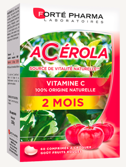 FORTE PHARMA ACEROLA VITAMINE C - 60 COMPRIMES