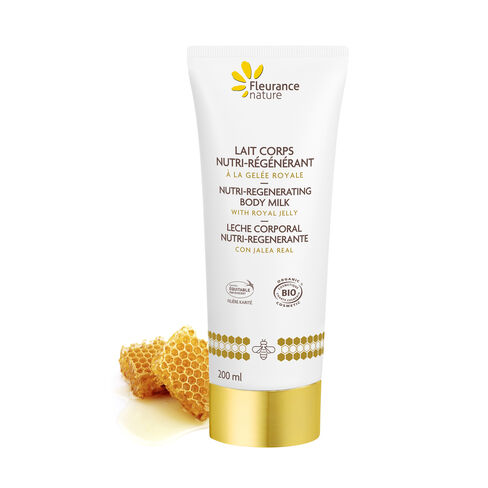 FLEURANCE NATURE LAIT CORPS NUTRI-REGENERANT A LA GELEE ROYALE 200ML